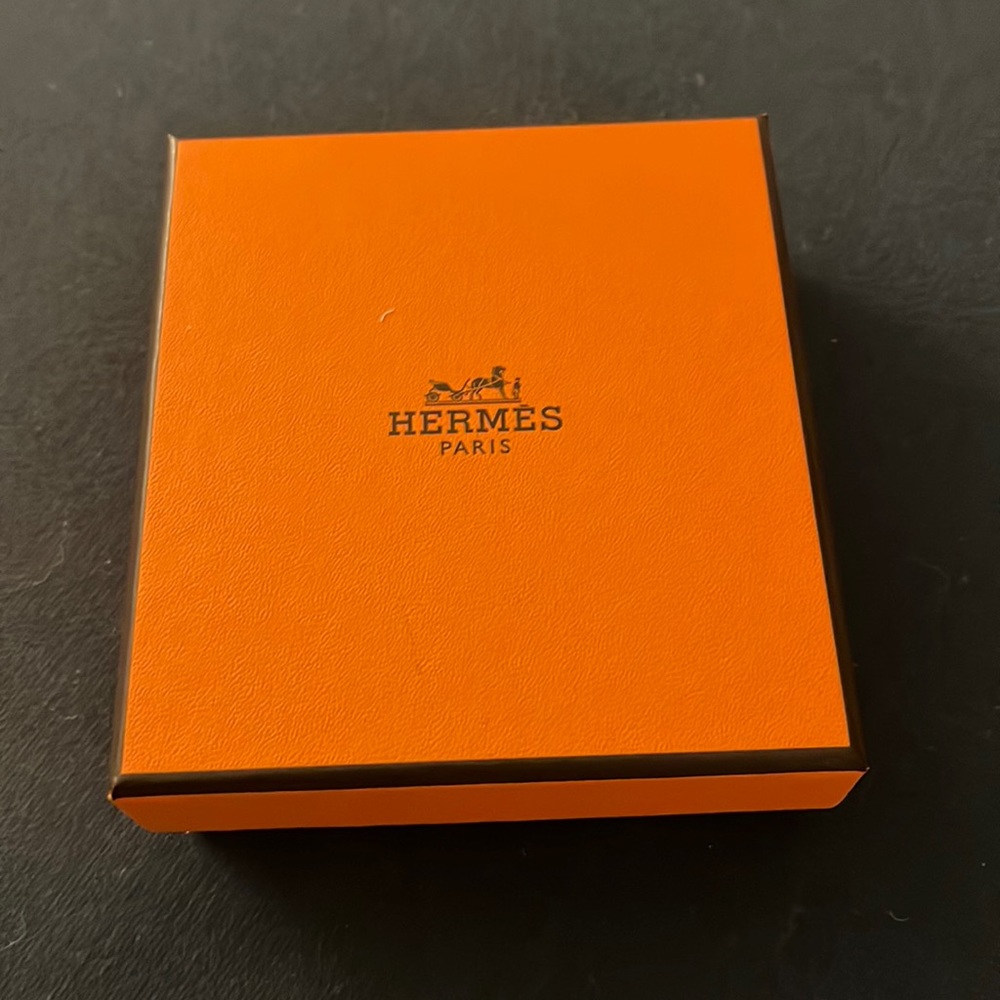 Hermes Jewelry Box with Ribbon